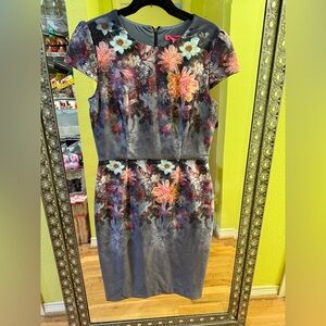 Betsey Johnson Floral Midi Dress